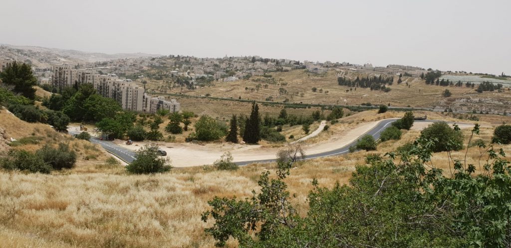 דרום מזרח ירושלים - בסמוך לשגרירות ארצות הברית (צילום: יח"צ)