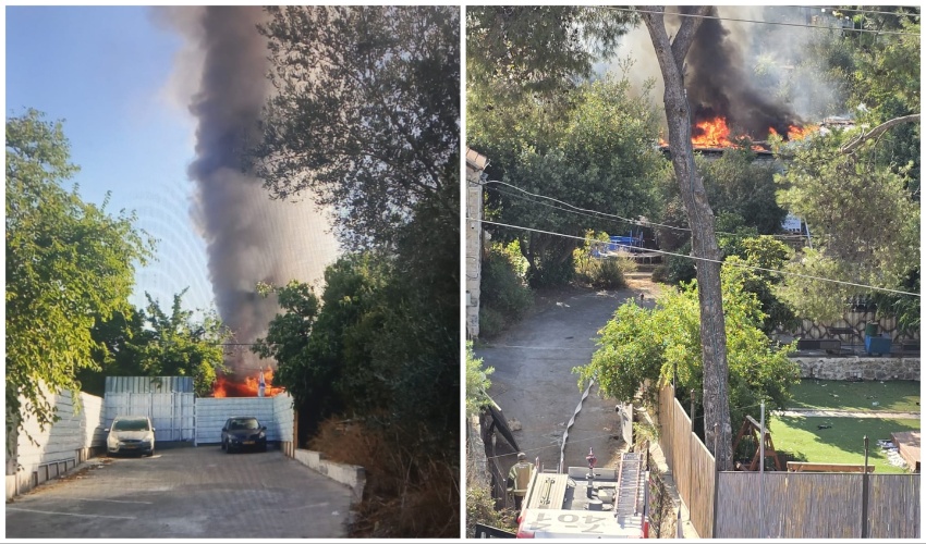 השריפה במוצא (תיעוד מבצעי כב"ה ירושלים)