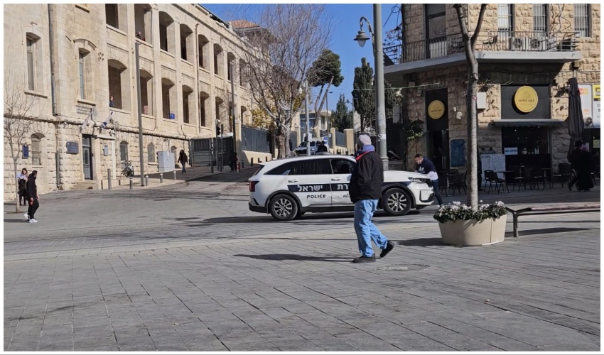 רגע הדריסה ברחוב יפו